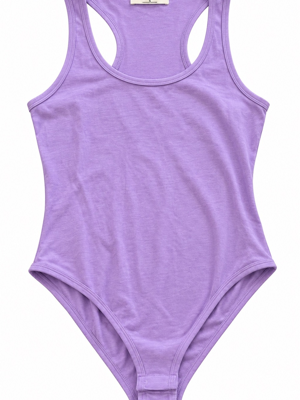 Womens Lavender Racerback One-Piece Bodysuit
